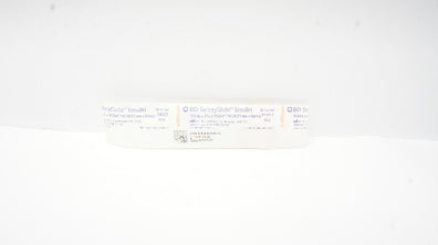 BD 328447 SafetyGlide U-100 Insulin Syringe 1/2mL x 31G x 15/64inch TW